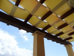 Pergola met doek